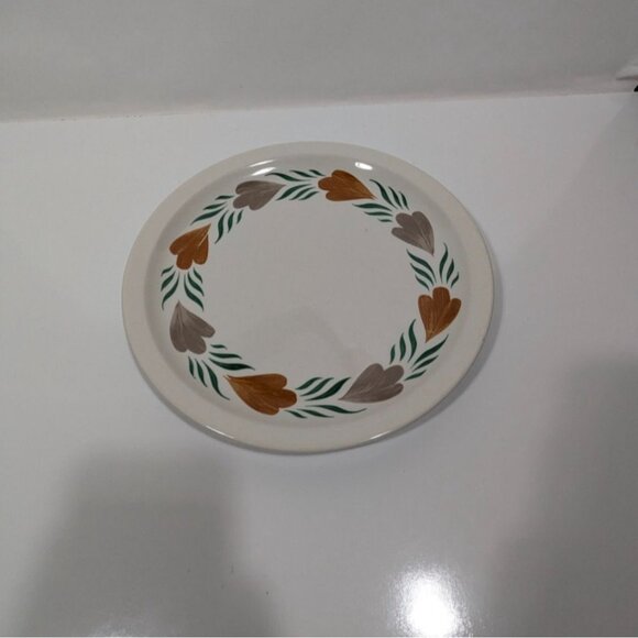 Syracuse China CHANTILLY Plate Orange Green Vintage - Picture 5 of 10